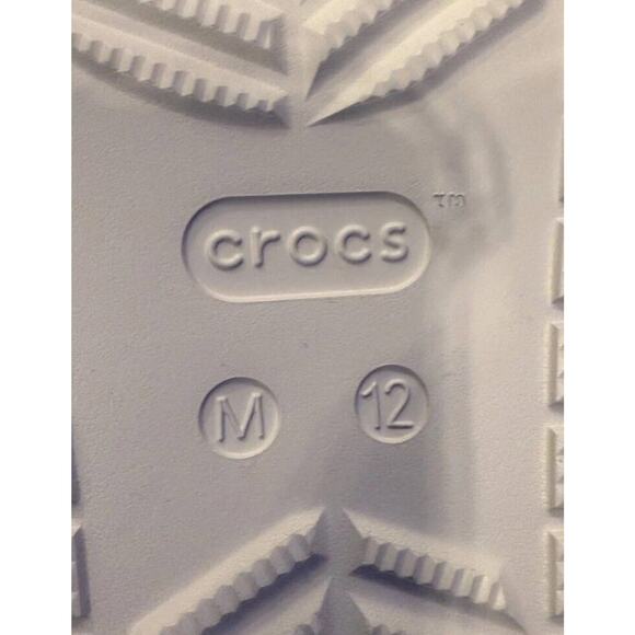 NWT Crocs Classic Slide Sandal Size M8/W10 Gray Rubber Casual Outdoor Slip On - Picture 7 of 7